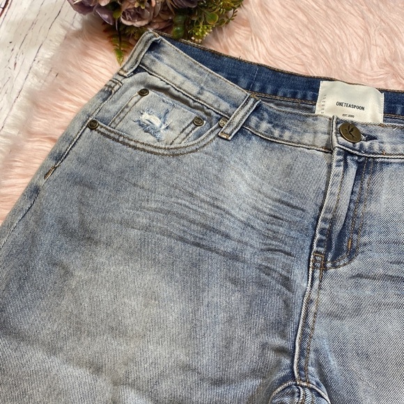NWT One Teaspoon Awesome Baggies Jeans in Montana Blue sz 30 - Picture 4 of 13